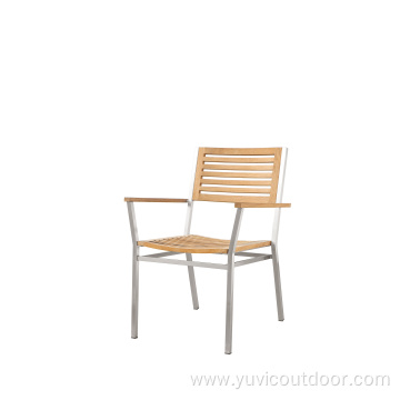 304# Stainless steel Courtyard Poolside Garden Furniture